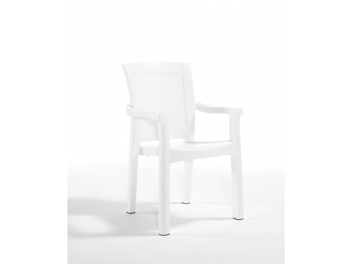 Градински стол ROMA (бял)